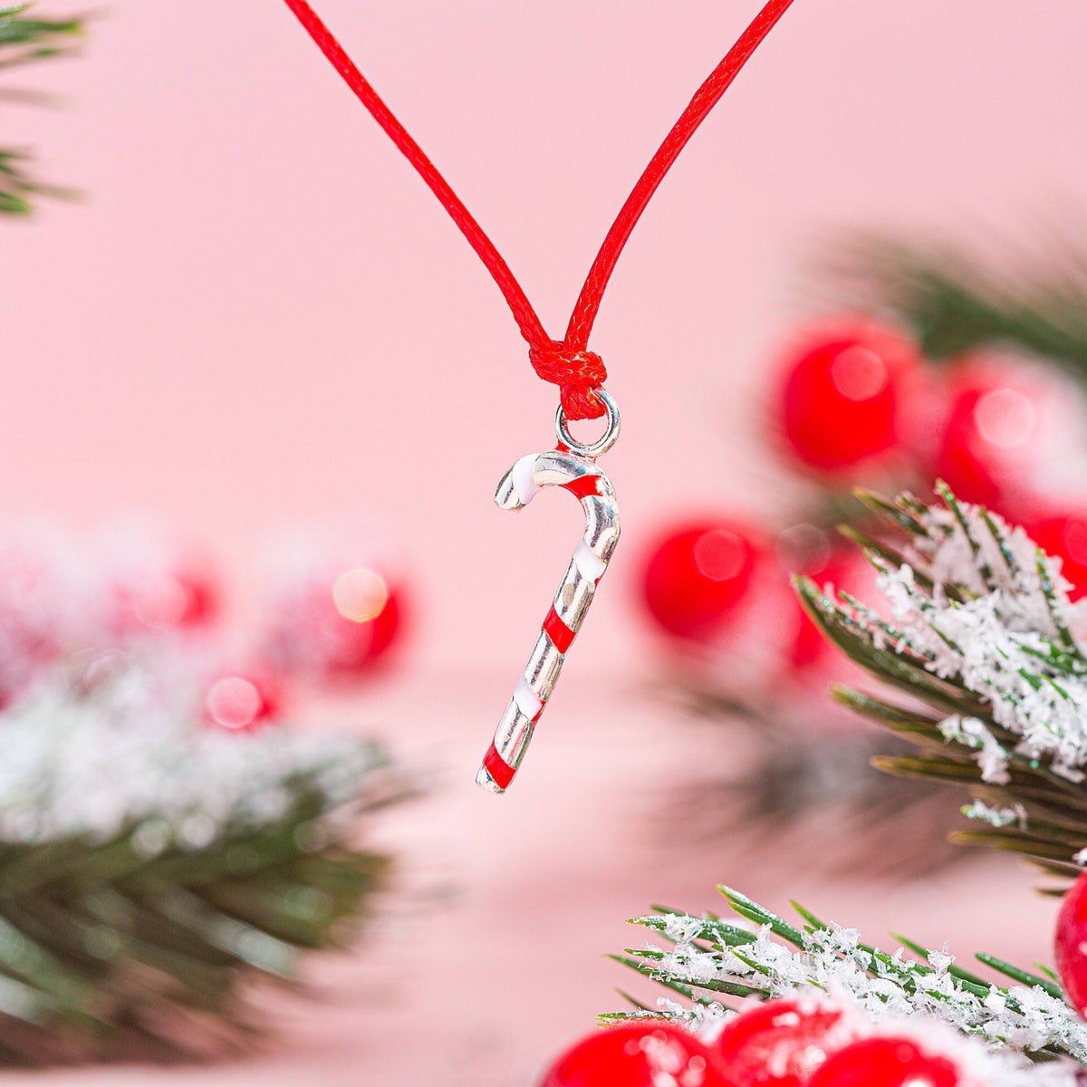 Sweet Christmas Bracelet – Festive Candy Cane Jewellery Gift