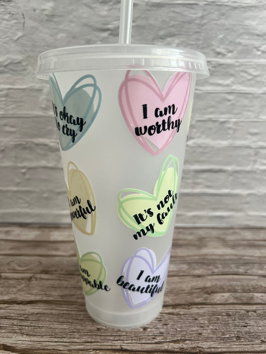 Positive Affirmation 24oz Cold Cup