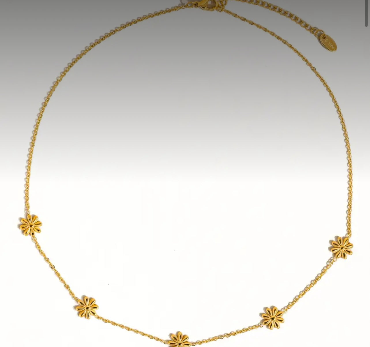 Sundown Non-Tarnish Festival Daisy Chain Necklace