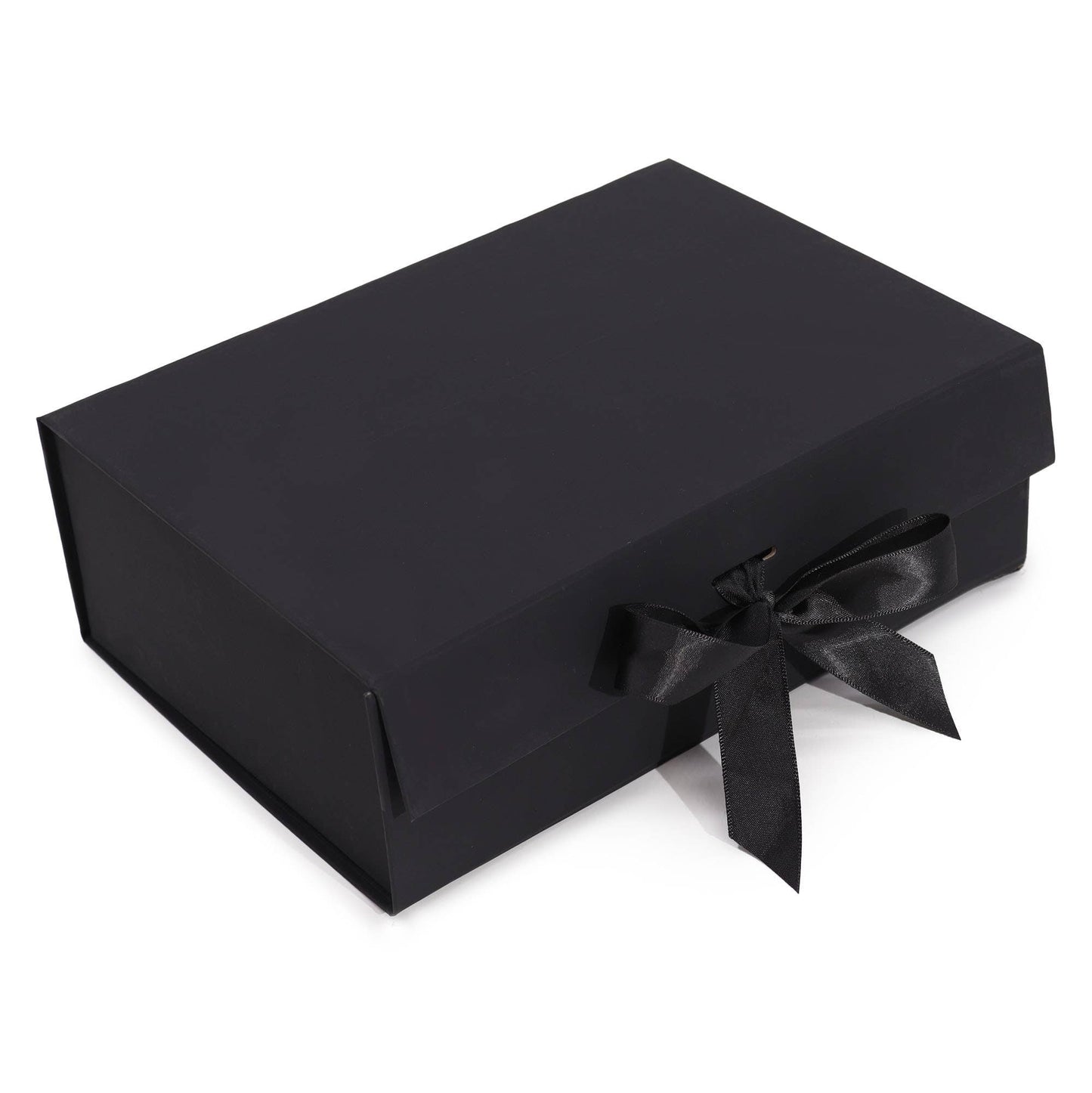 Flat Pack Gift Box -  (28.2x20.2x9.2cm) - Black