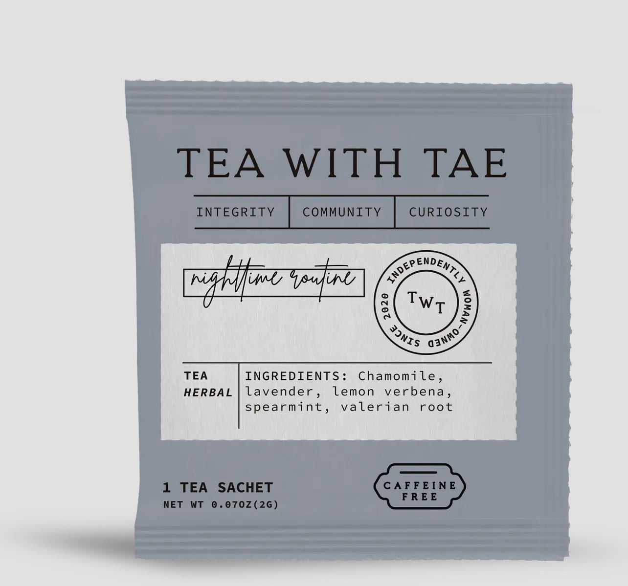 Nighttime Routine Herbal Sleep Tea - Individually Wrapped Tea Bags