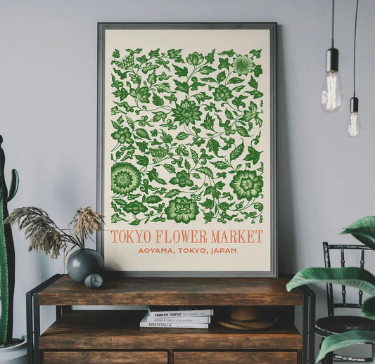 Tokyo Flower Market Print