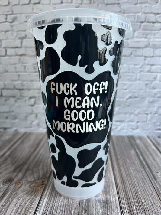 24oz Sweary Cold Cup