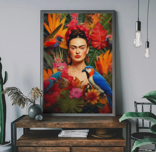 Frida Kahlo Tropical Print