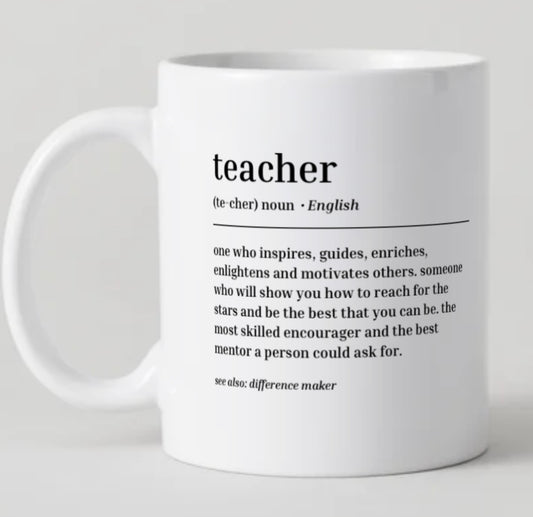 Teacher Definition Mug