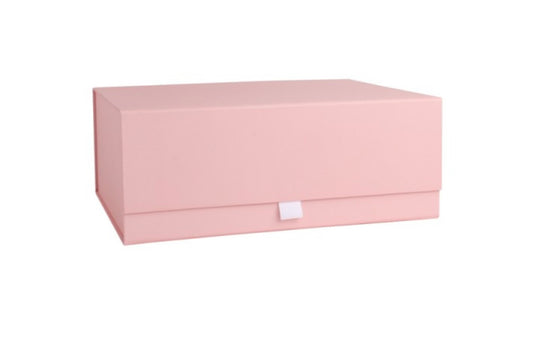 Deep Rose Quartz Pink Magnetic
Gift Box with Ribbon Tab