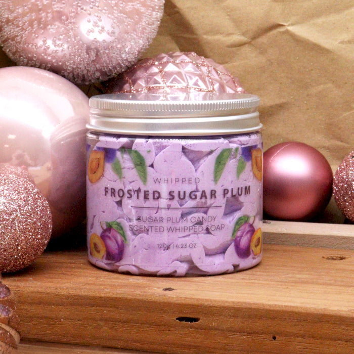 Frosted Sugar
Plum Whipped Soap (120g)