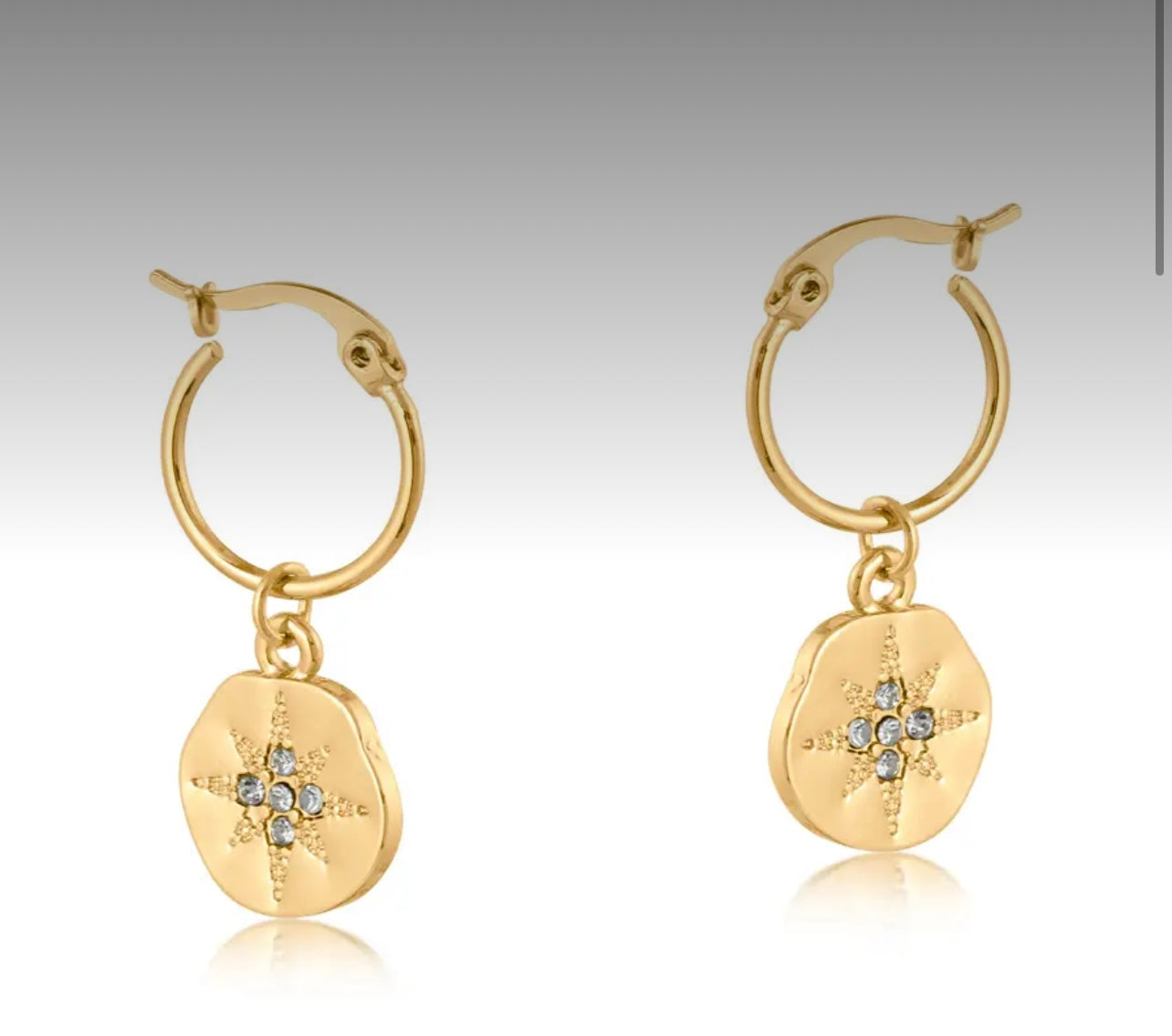 Celena Encrusted Stars Earrings