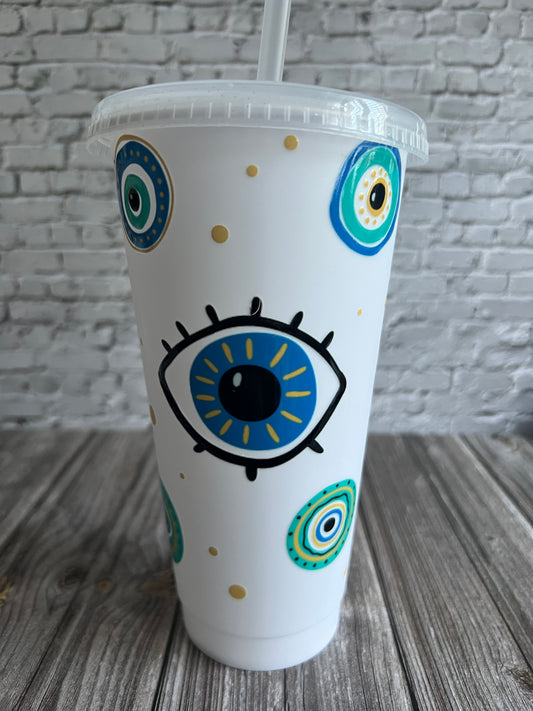 24oz Cold Cup - Evil Eye