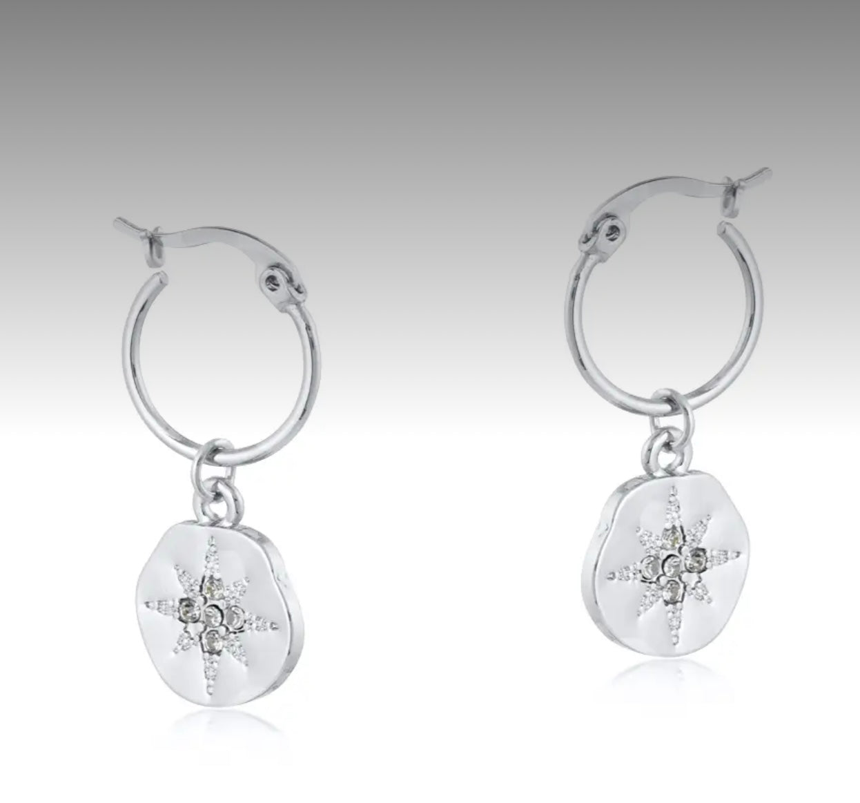 Celena Encrusted Stars Earrings