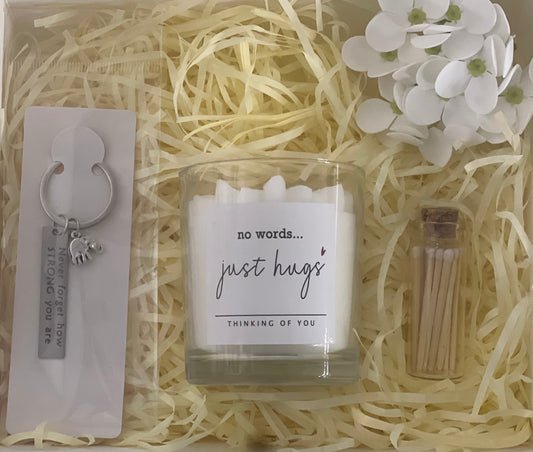 No Words Just Hugs mini gift box
