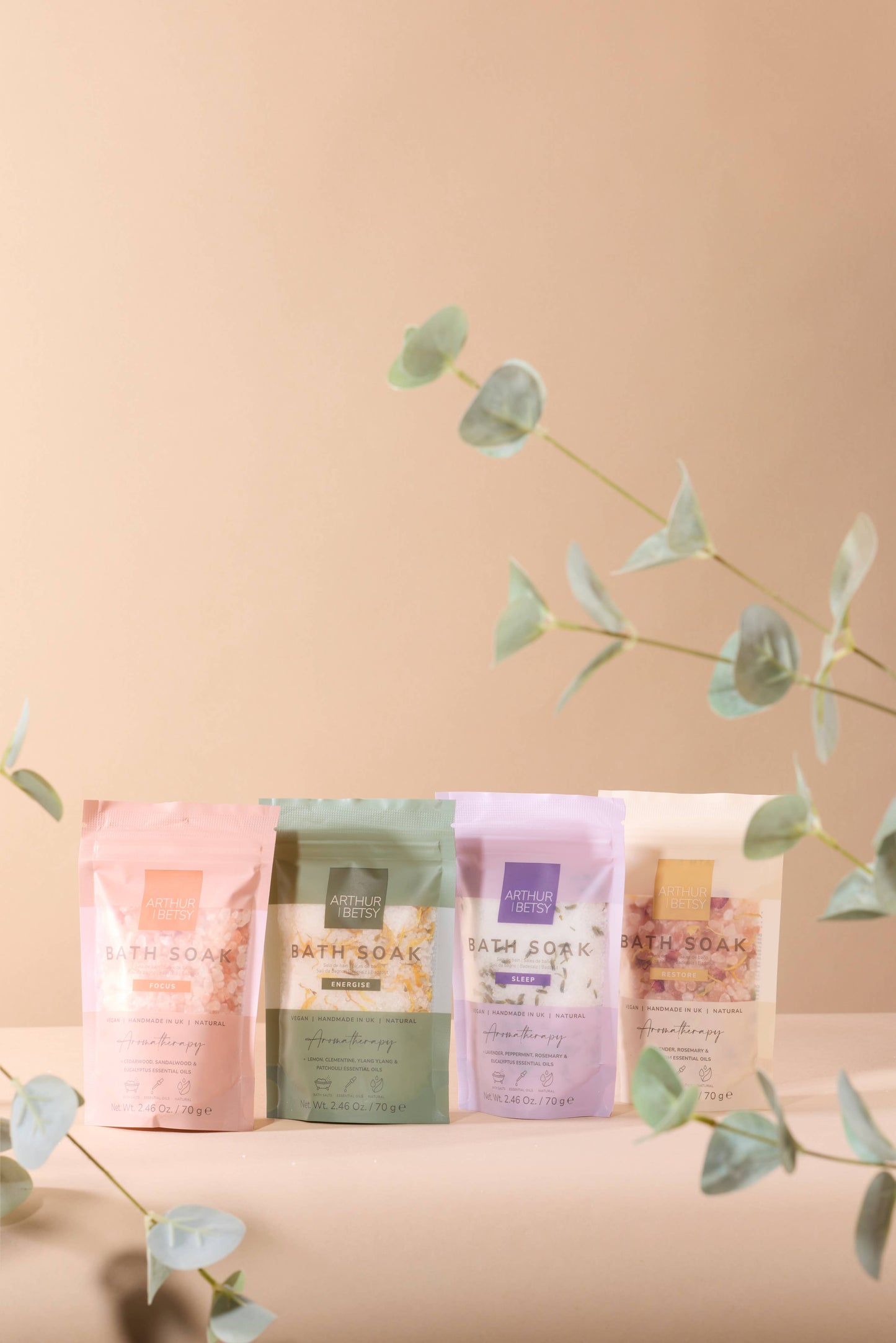 Bath salts pouch, Bath soak, Stocking fillers, Bath salt bag: Restore