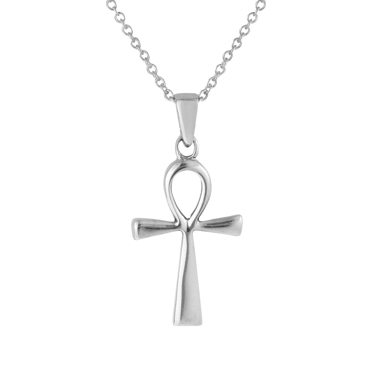 Pretty 925 Silver 3d Ankh Pendant  (USA-DDP): Pendant