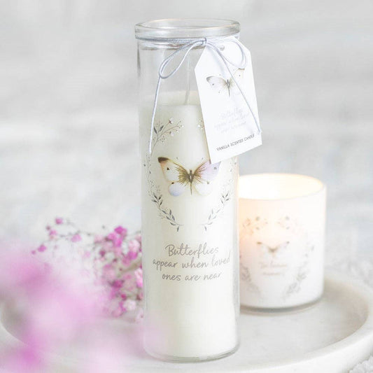 Butterflies Appear Vanilla Tube Candle