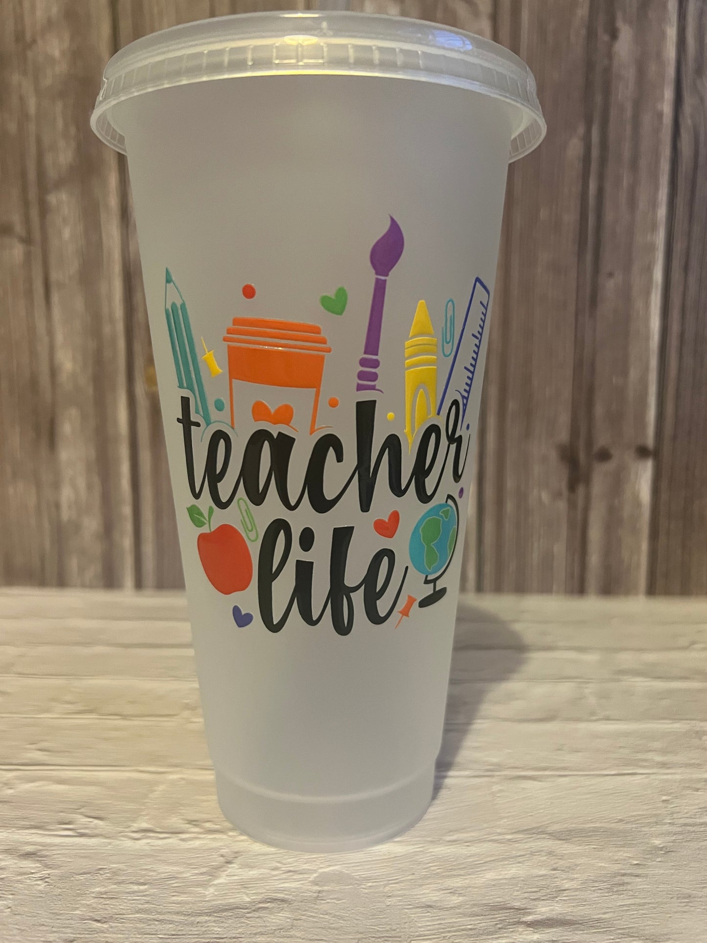 Teacher Life 24oz Cold Cup