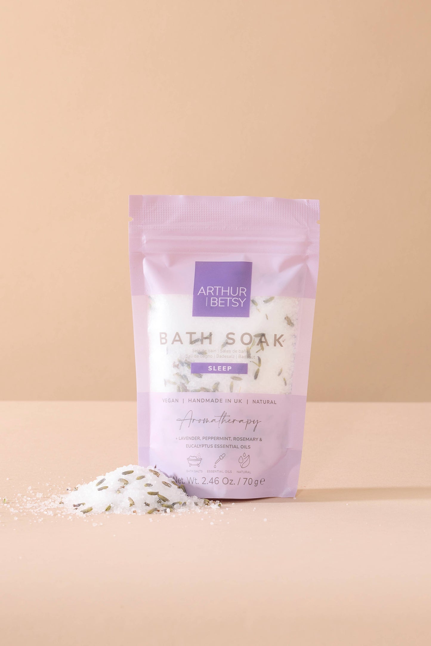 Bath salts pouch, Bath soak, Stocking fillers, Bath salt bag: Restore