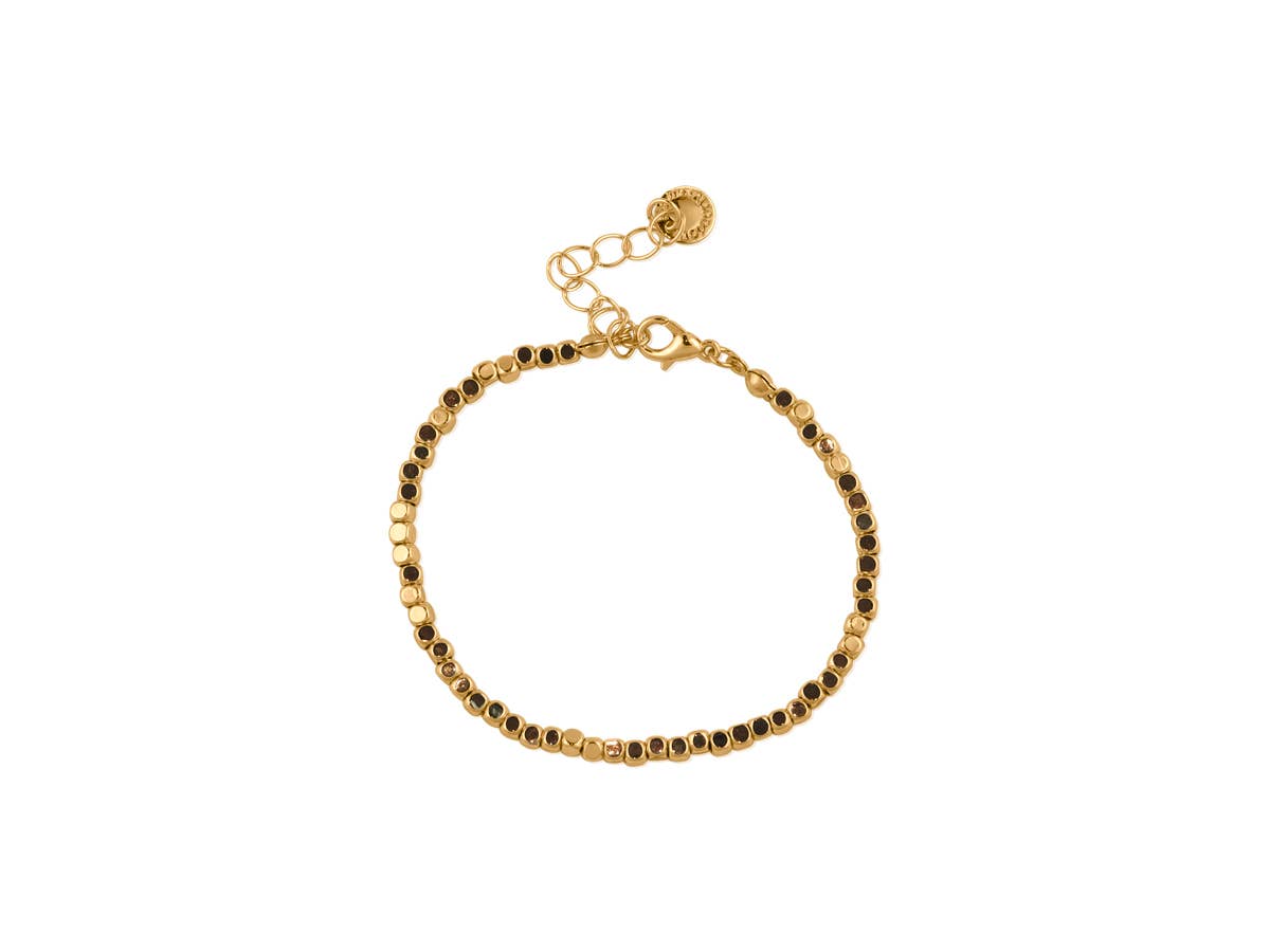 Lara Beaded Bracelet: GOLD