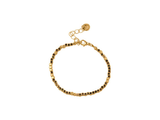 Lara Beaded Bracelet: GOLD