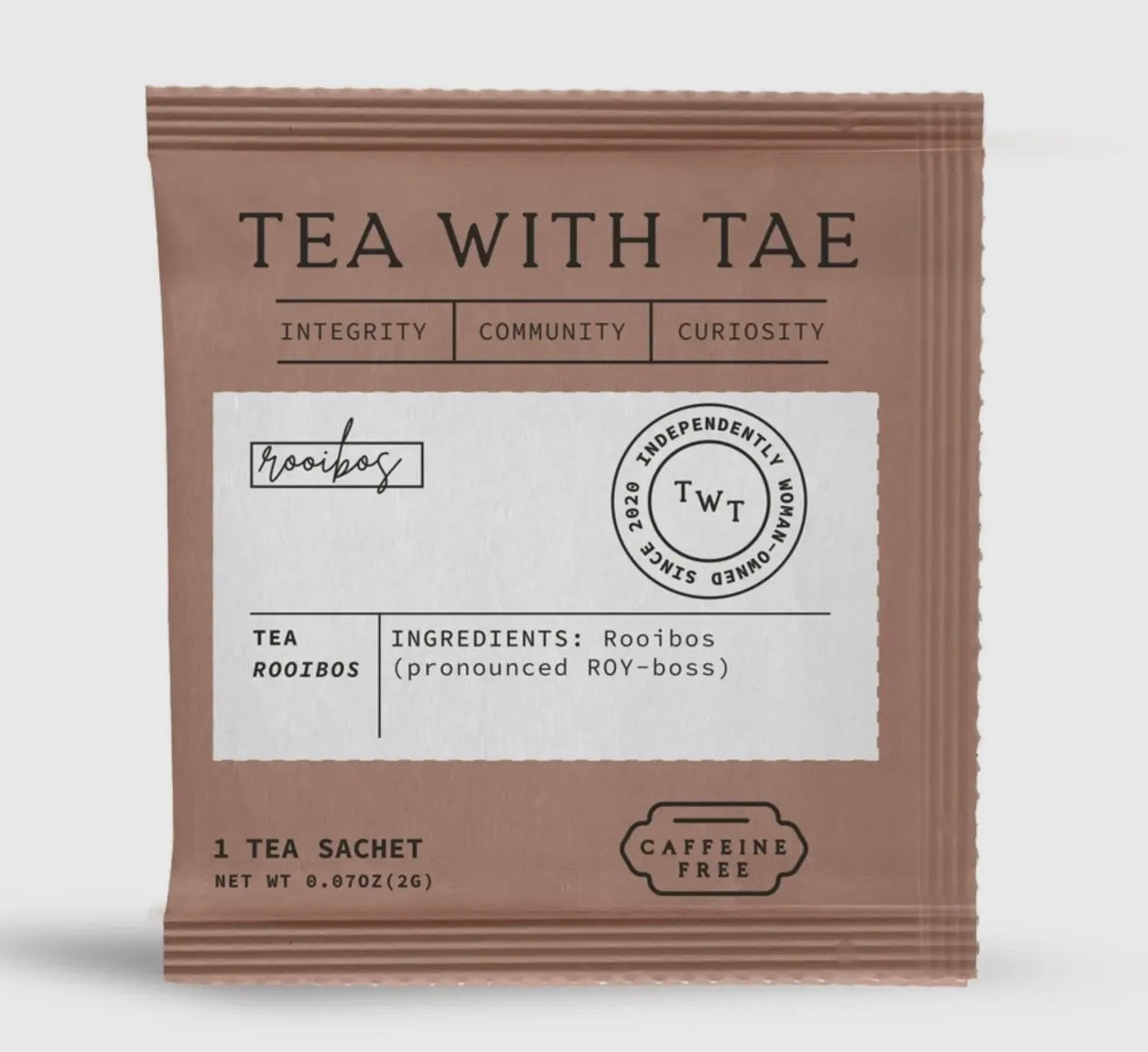 Rooibos Herbal Antioxidant Tea - Individually Wrapped Tea Bags
