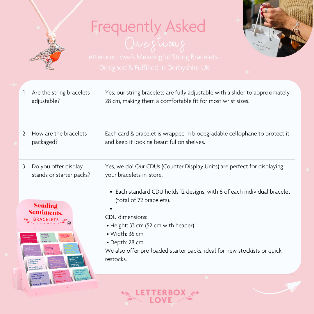 Bestie – Interlocking Heart Pink Friendship Bracelet