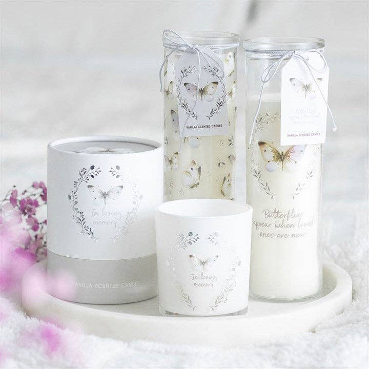Butterflies Appear Vanilla Tube Candle