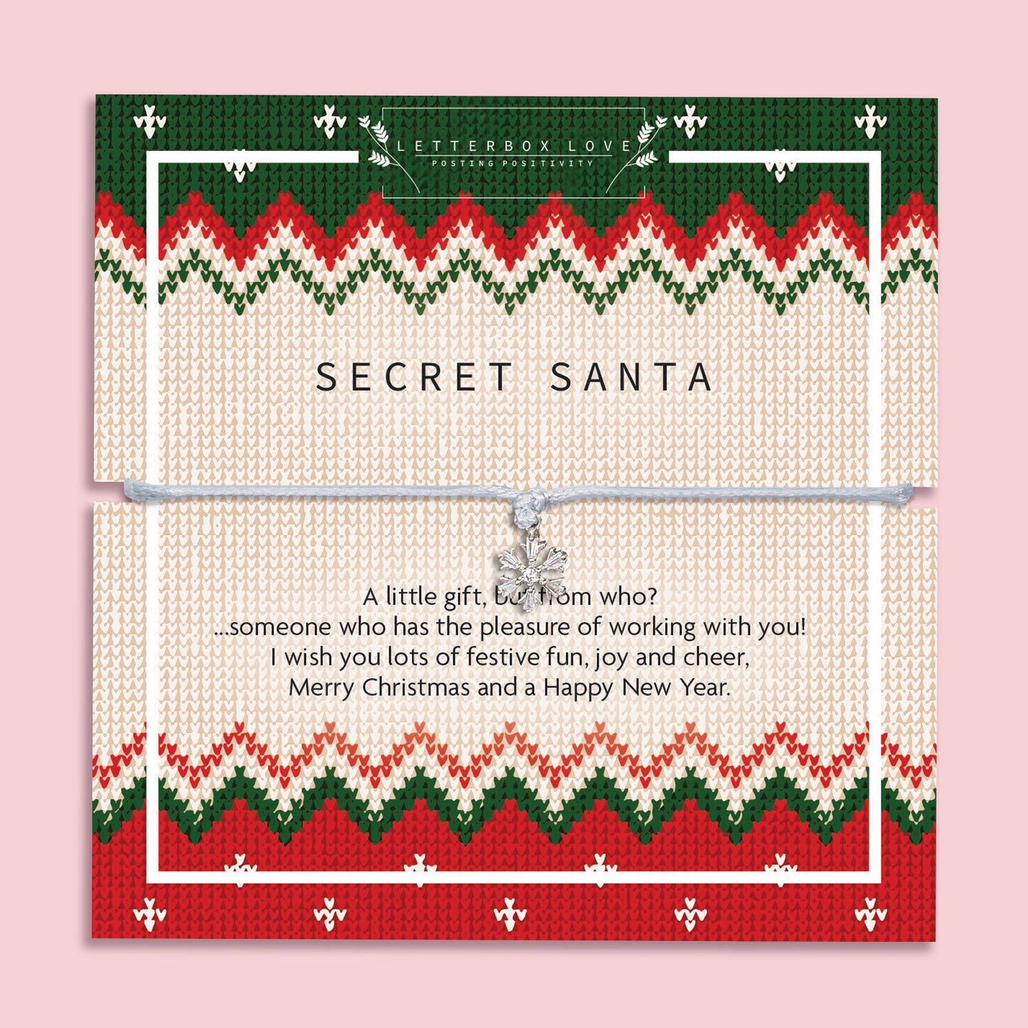 Secret Santa Christmas Wish Bracelet