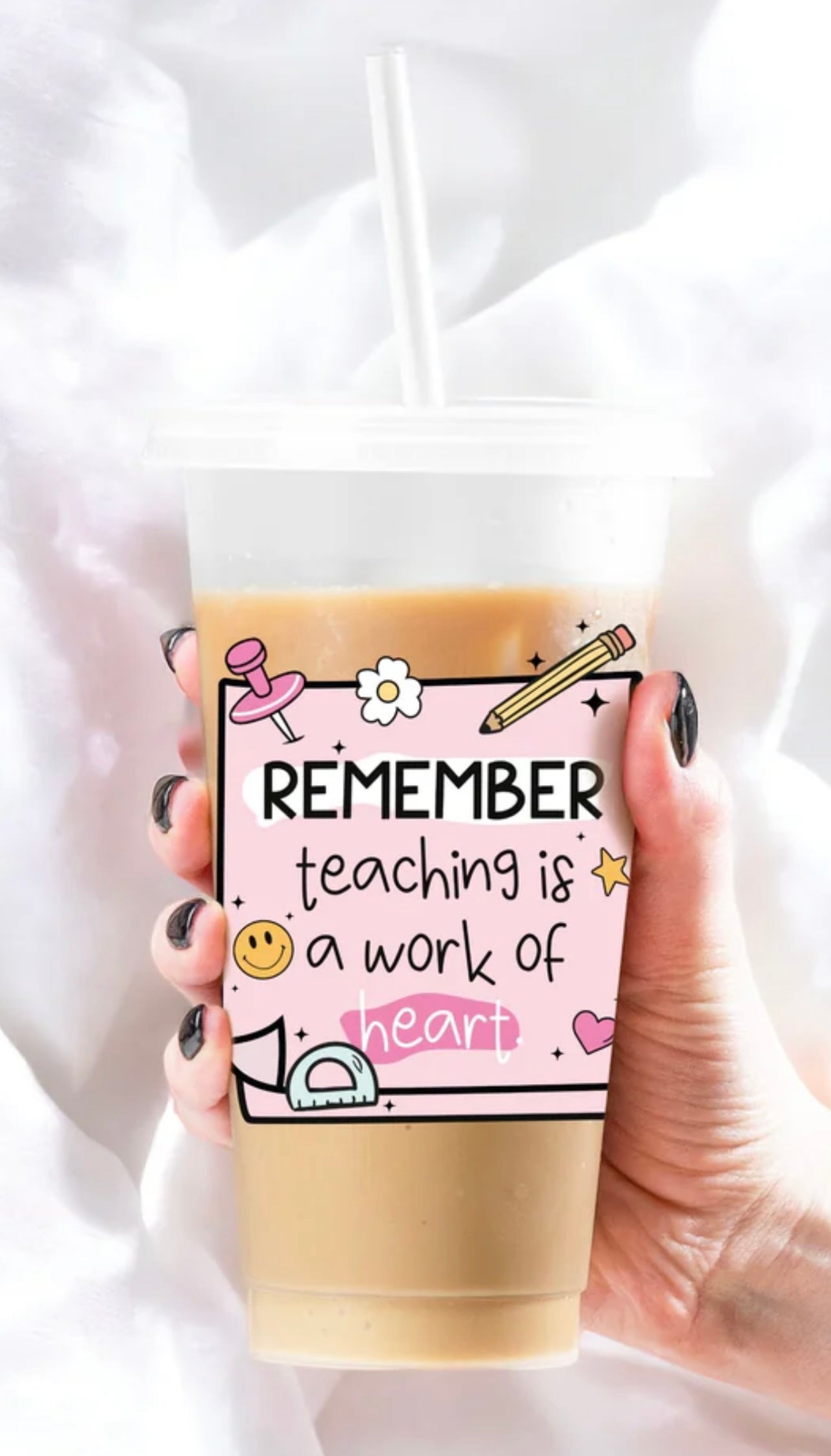 Teaching is a Work of Heart (24oz Cold Cup)