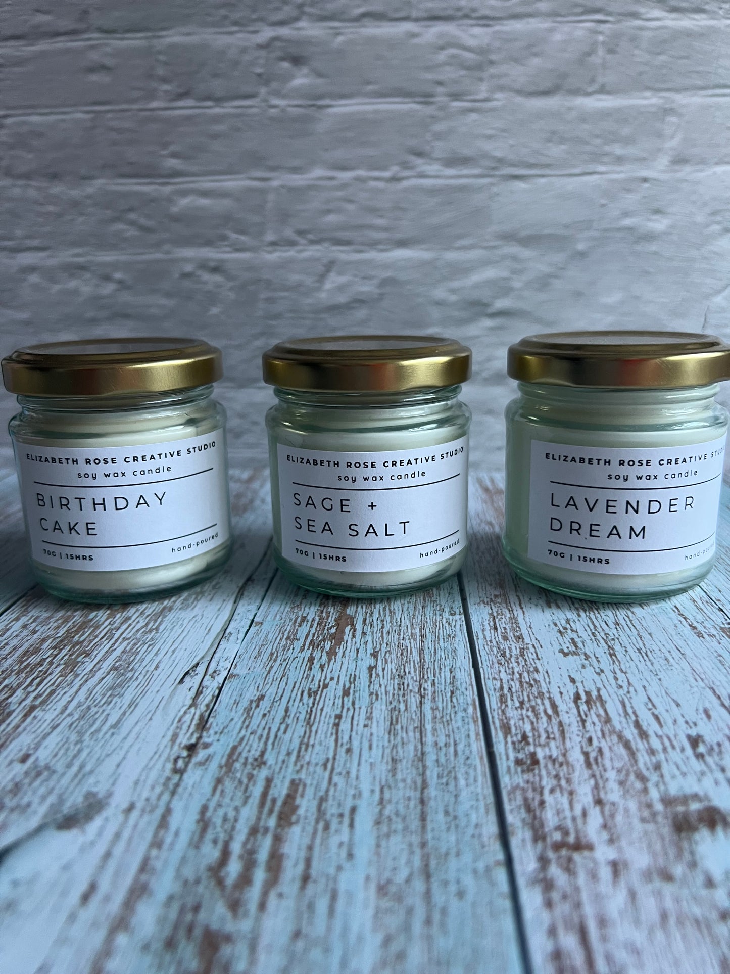 Natural Soy Wax Scented Candle 70g