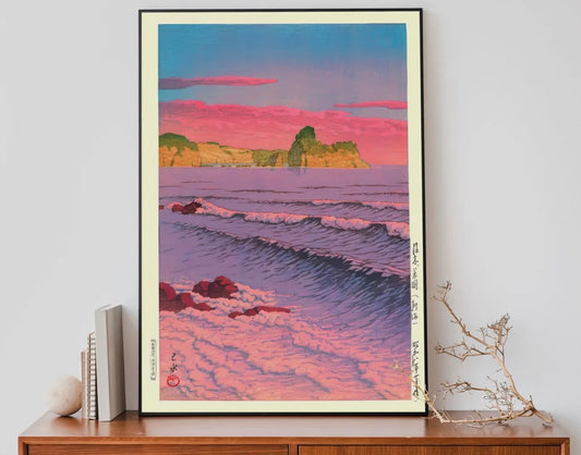 Morning Sea By Kawase Hasui Print