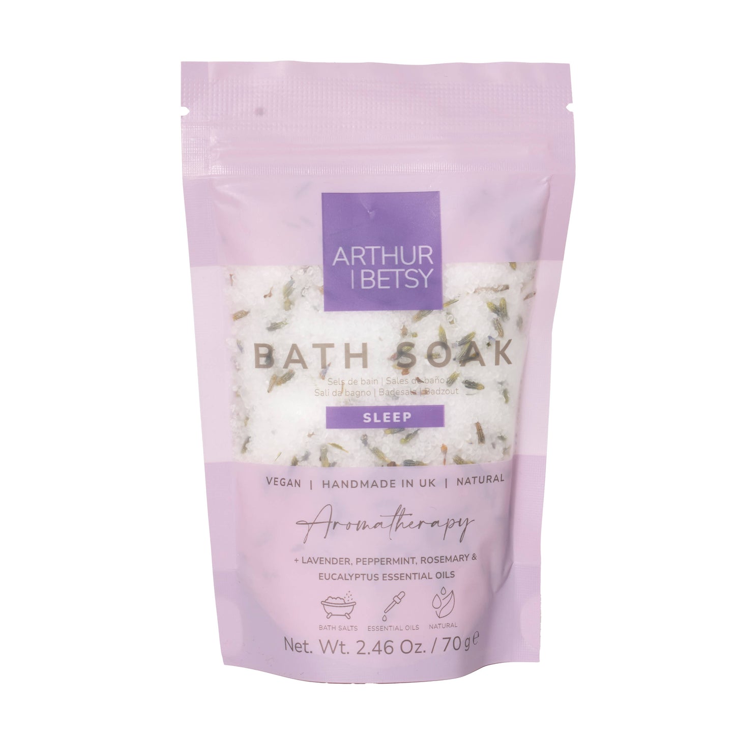 Aromatherapy Bath salts pouch Bath soak Christmas gift idea: Restore