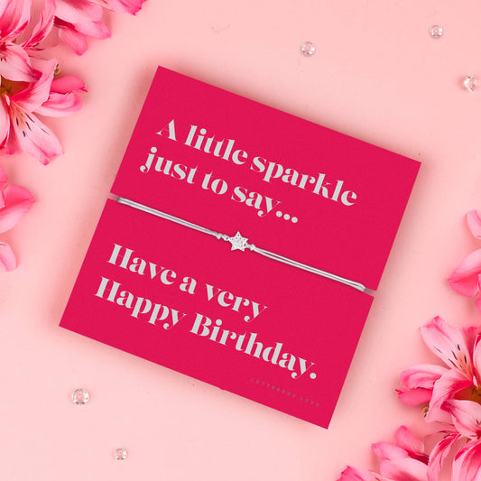 Birthday Sparkle - Sending Sentiments Bracelet