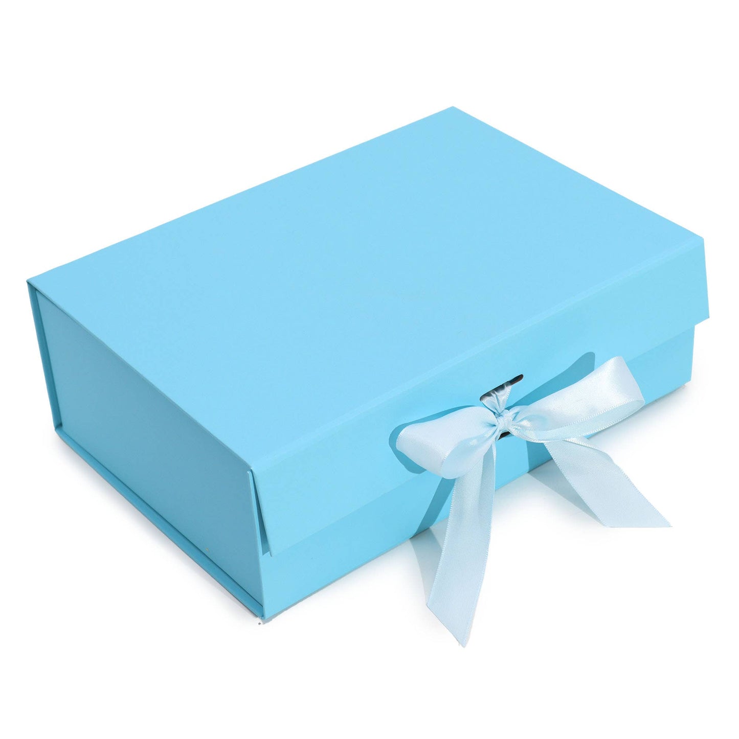 Flat Pack Gift Box -  (28.2x20.2x9.2cm) - Baby Blue