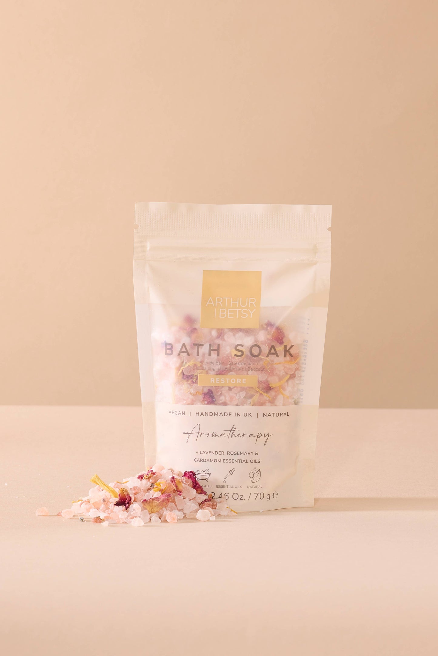 Bath salts pouch, Bath soak, Stocking fillers, Bath salt bag: Restore