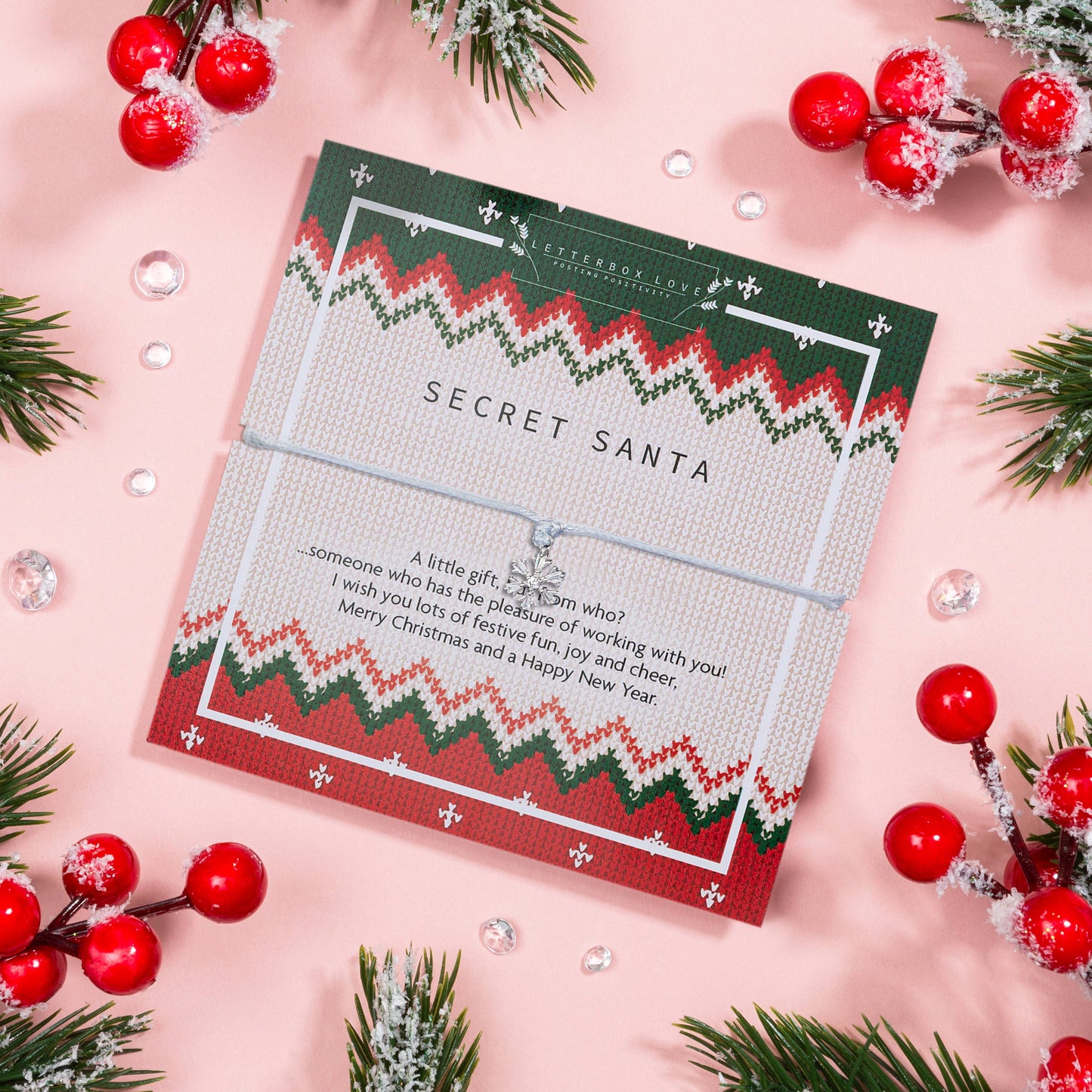 Secret Santa Christmas Wish Bracelet