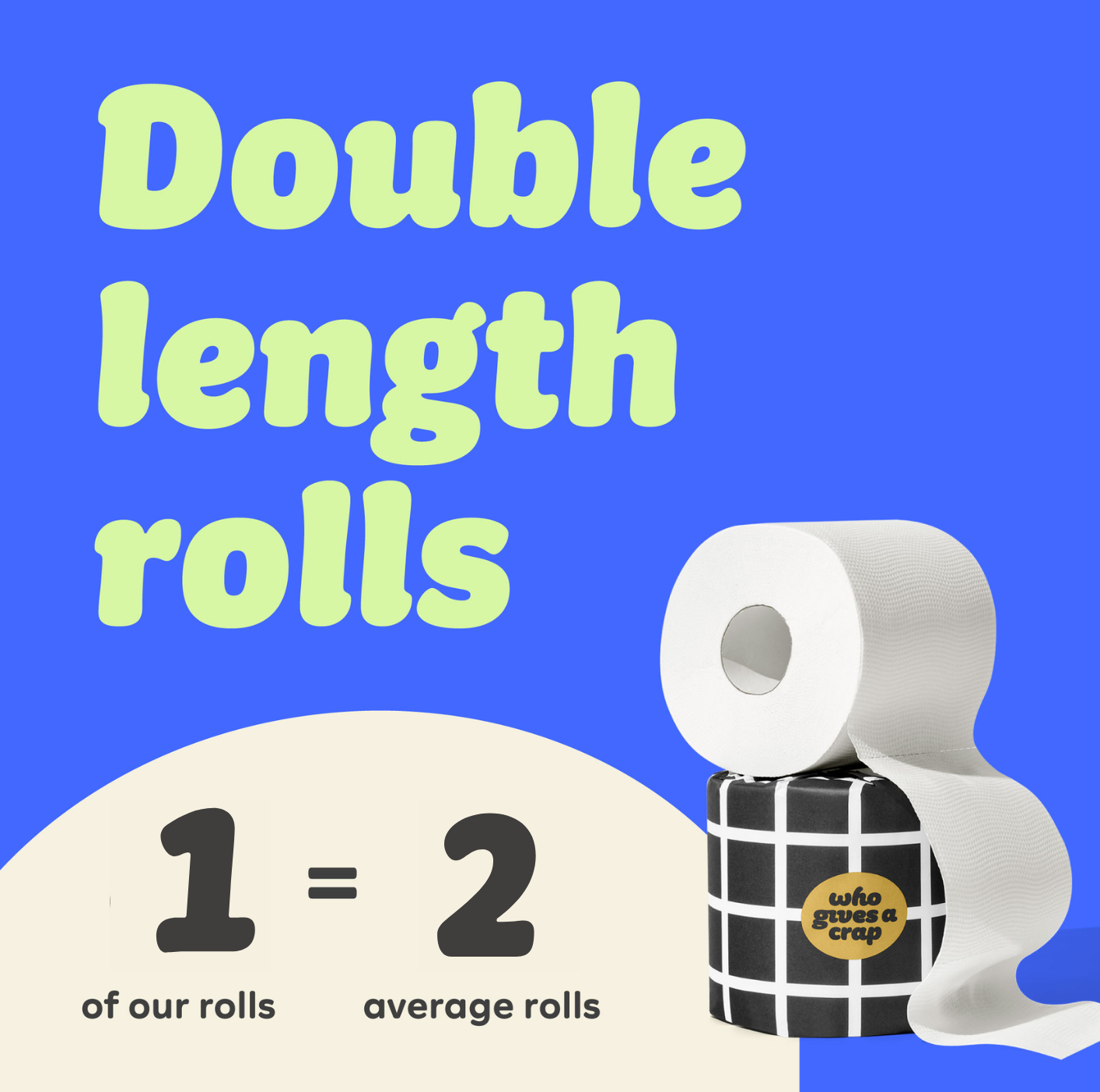 Extra Soft Double Length Toilet Roll (48 Rolls)