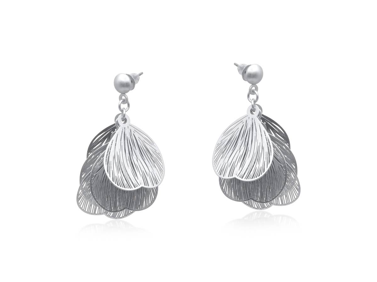 Livia Petal Earrings: Gold