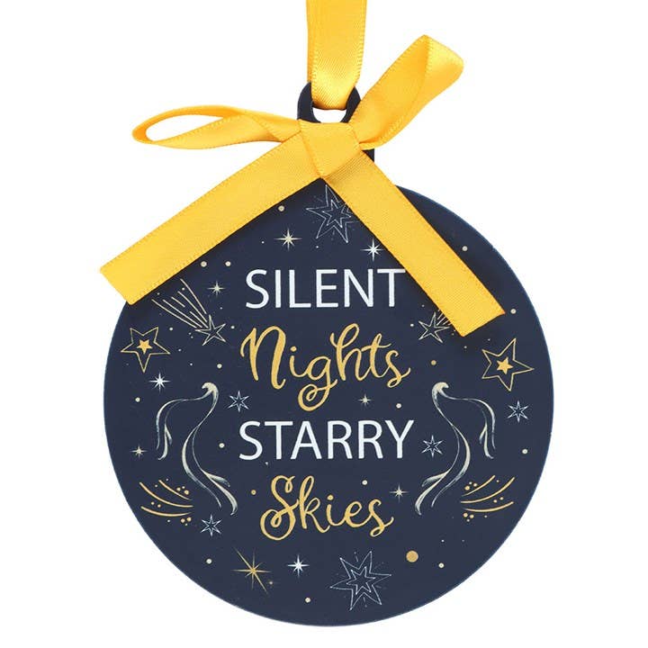 Silent Nights Starry Skies Christmas Ornament Bauble