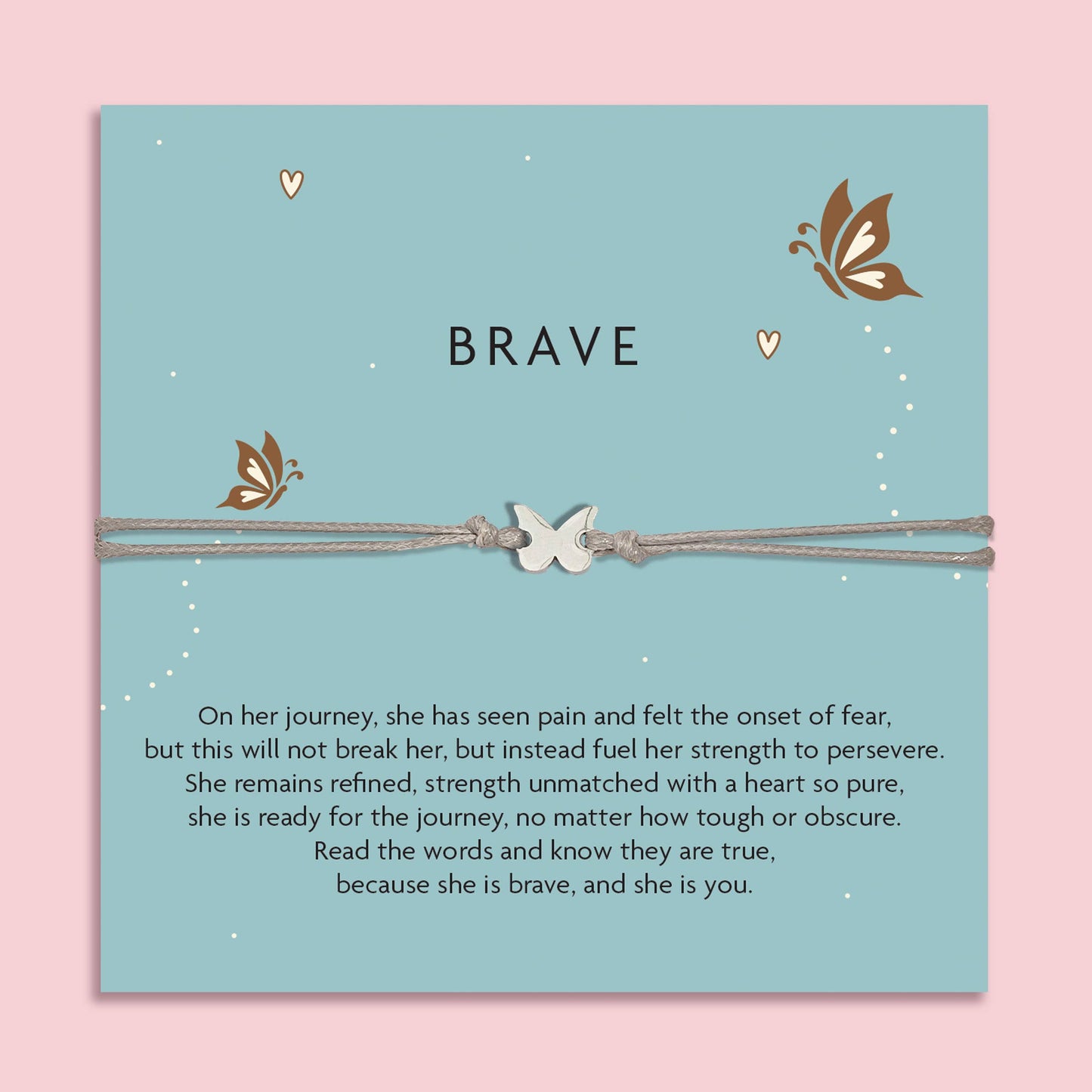 Butterfly Empowering Brave Bracelet