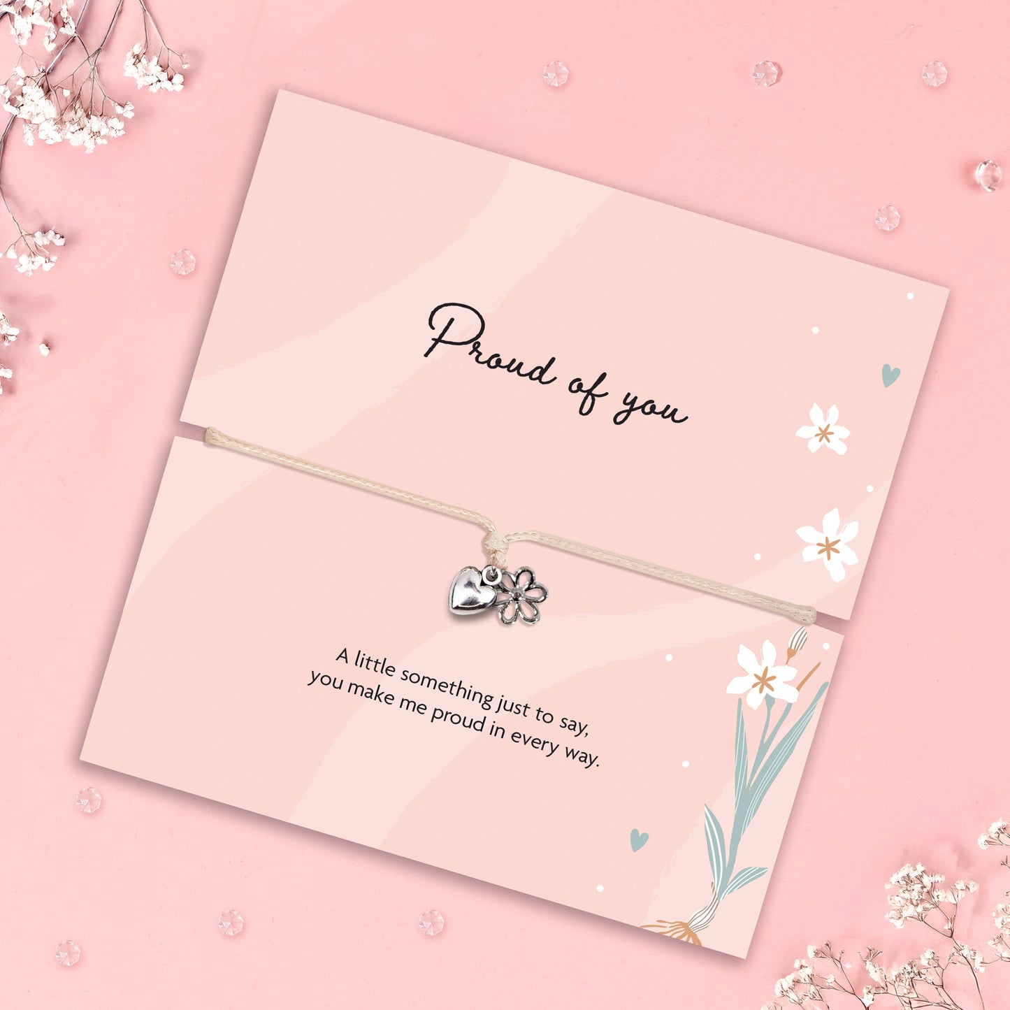 Proud Of You Adjustable Bracelet | Congratulations Gifts